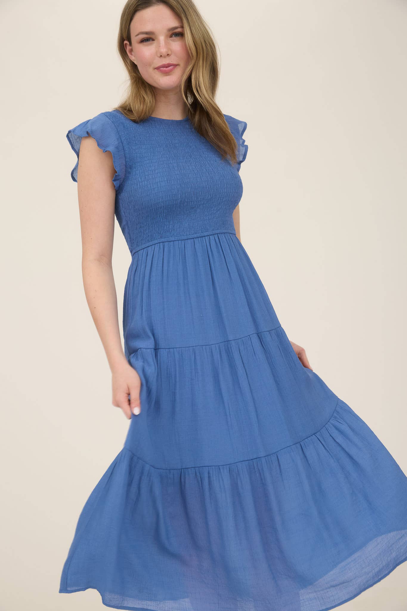 The Bluebell Smocked Maxi Dress
