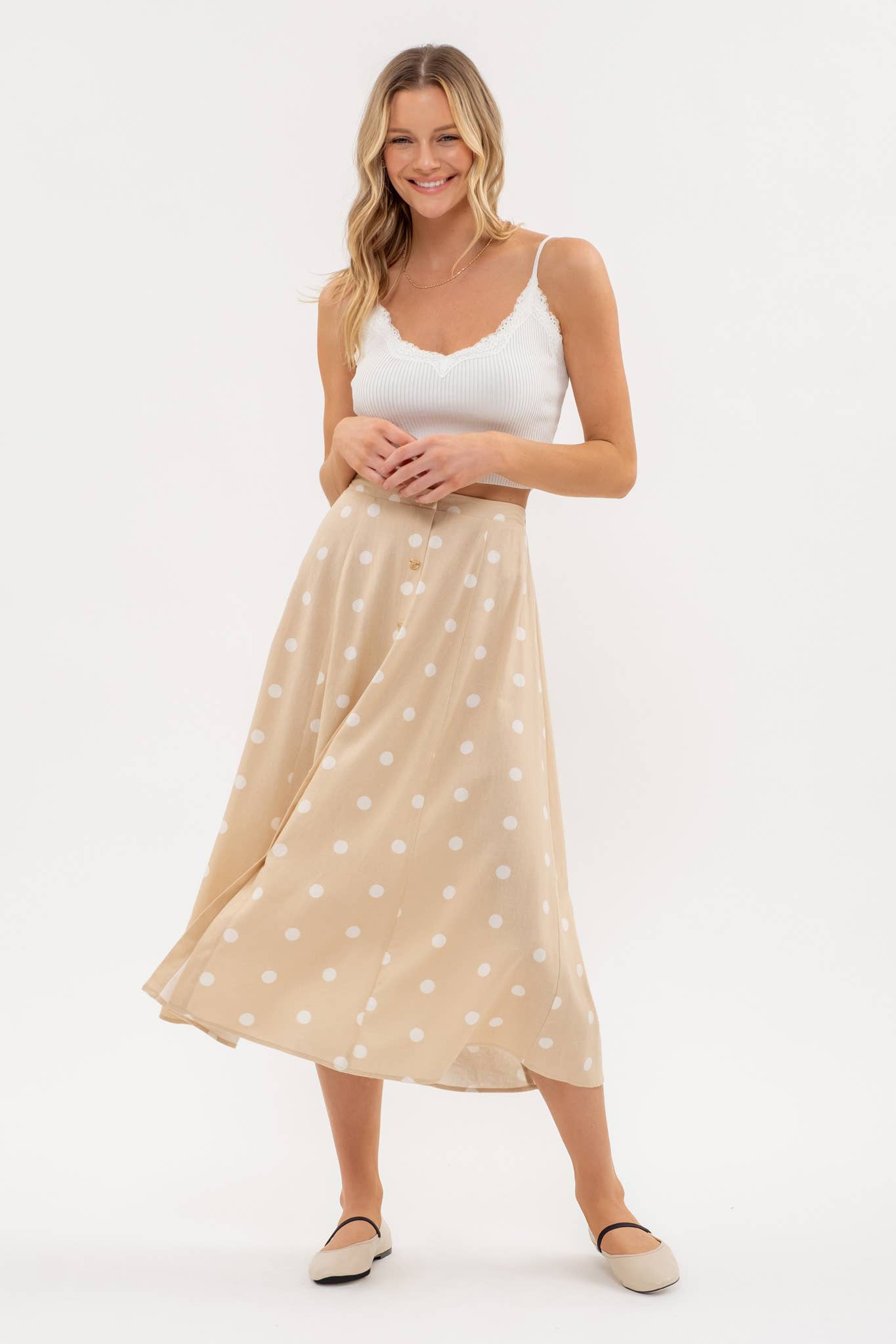 Polka Dot Midi
