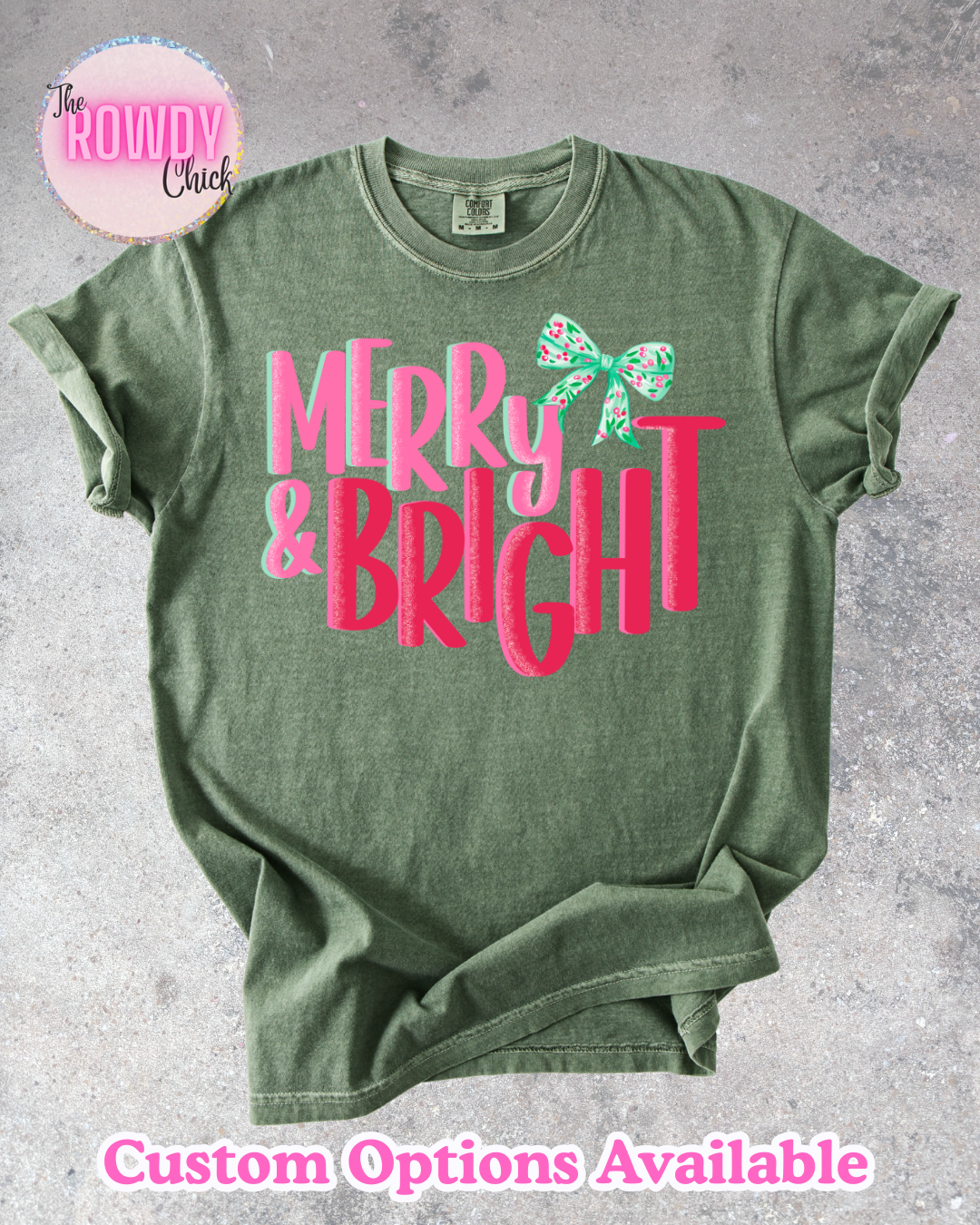 Merry & Bright Rowdy Tee
