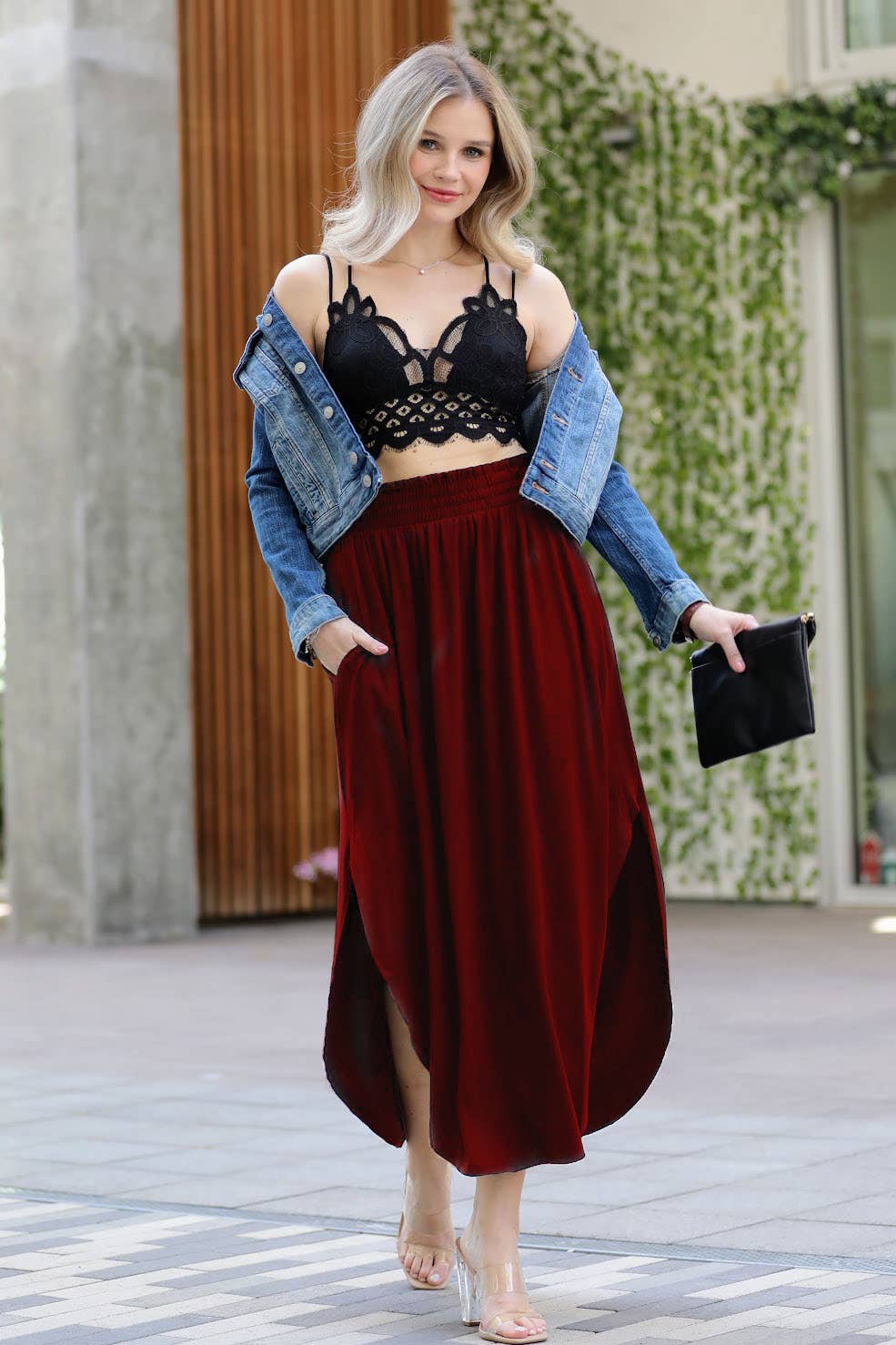 Side Slit Maxi WITH POCKETS