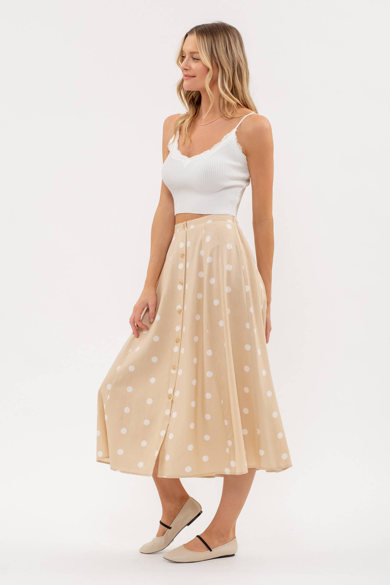 Polka Dot Midi