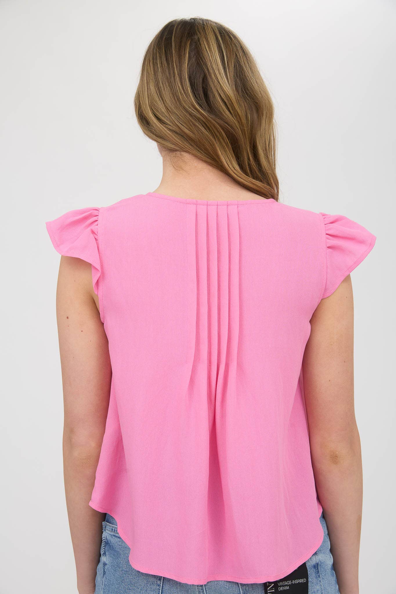 The Sweetheart Pleated Blouse – Pink