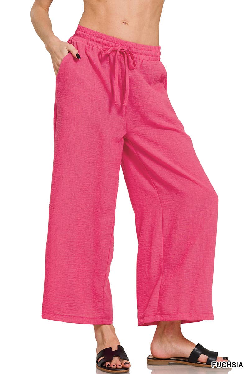 Everyday Ease Wide Leg Pants – Eraser Pink