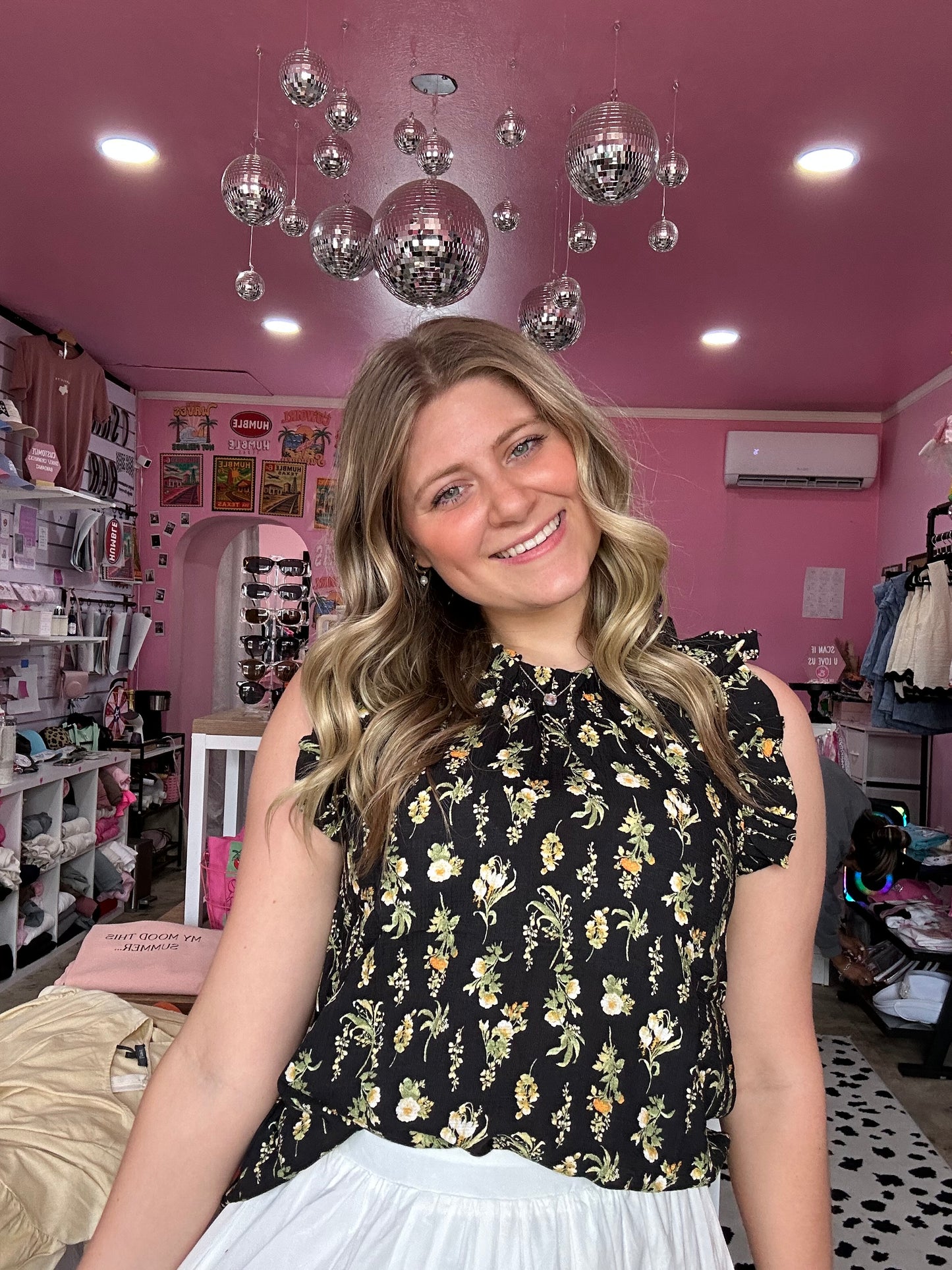 The “Wildflower Whimsy” Ruffle Top