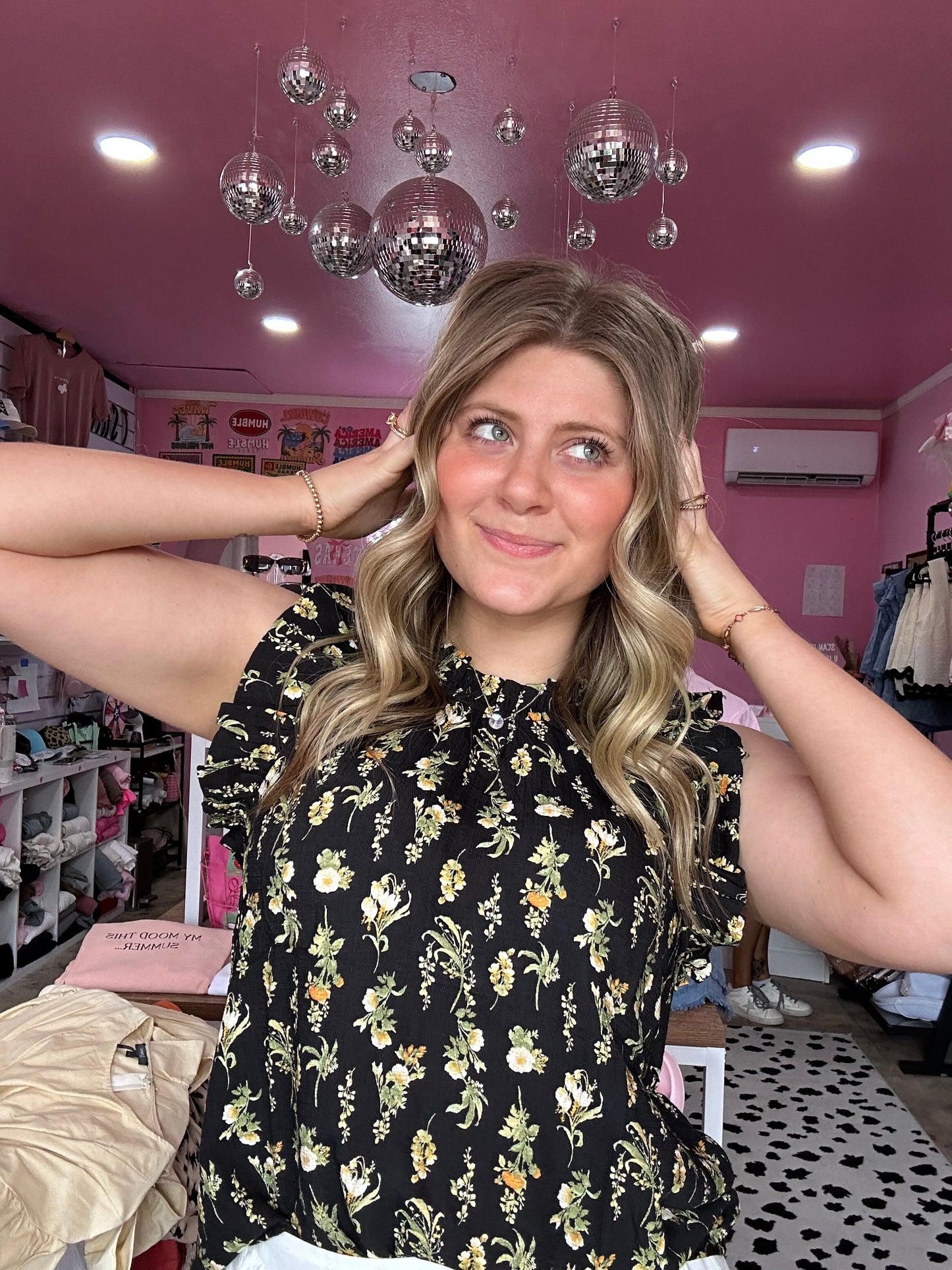 The “Wildflower Whimsy” Ruffle Top