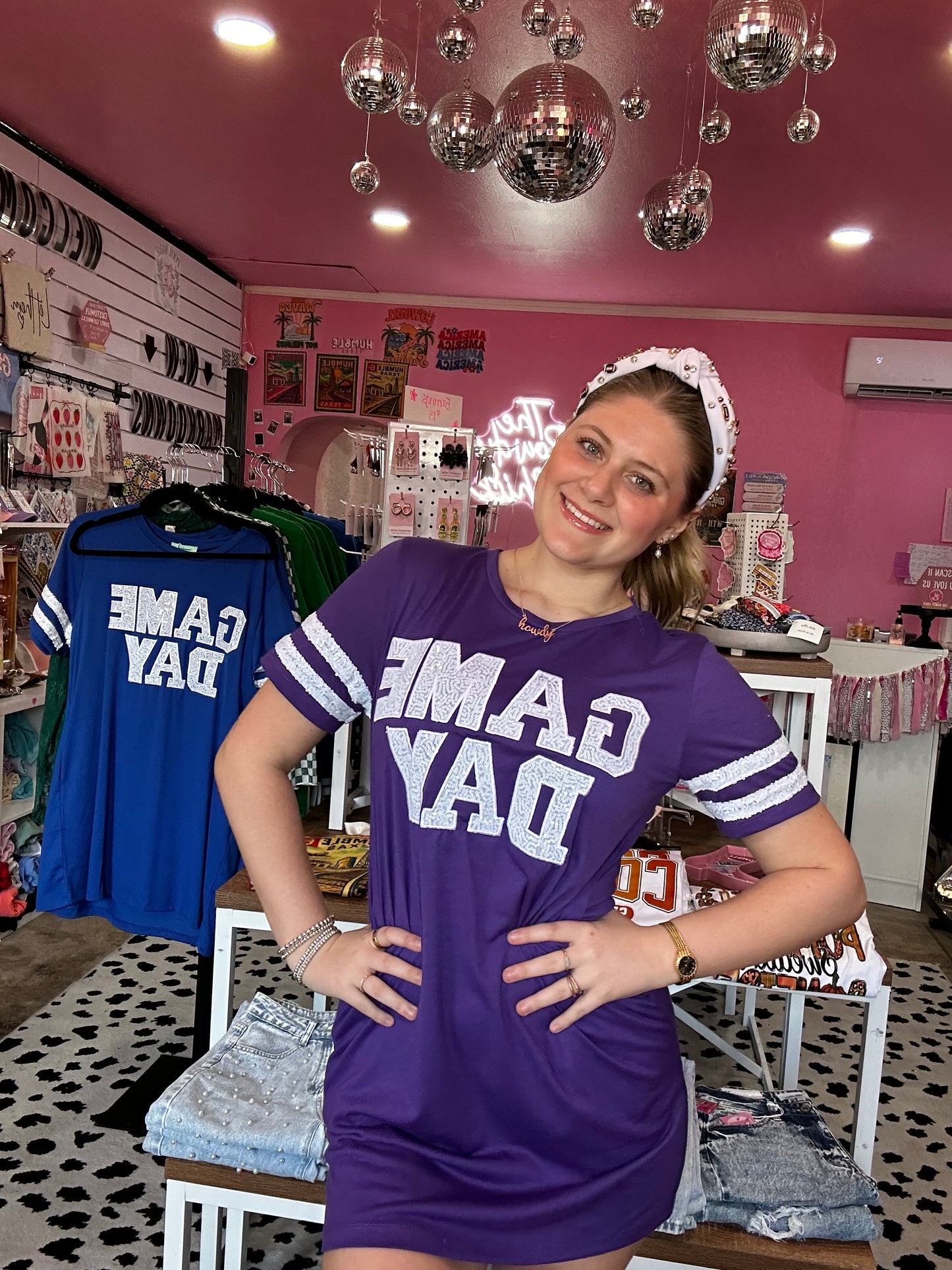 Game Day Dress: Purple