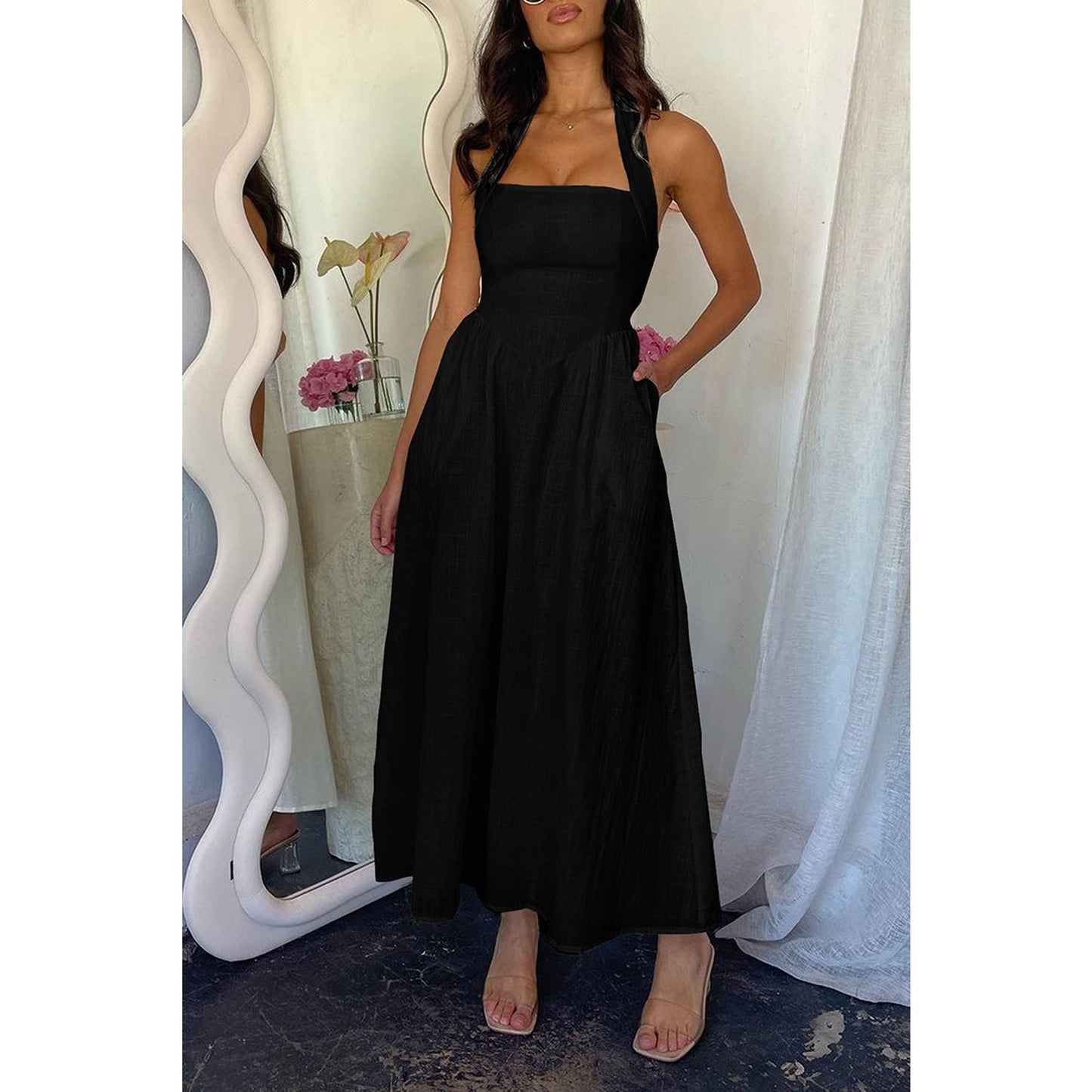The Classic Halter Maxi