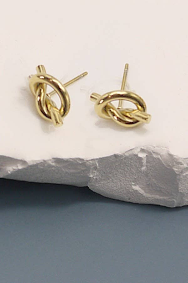 18K STAINLESS STEEL WATERPROOF TARNISH FREE KNOT: GOLD