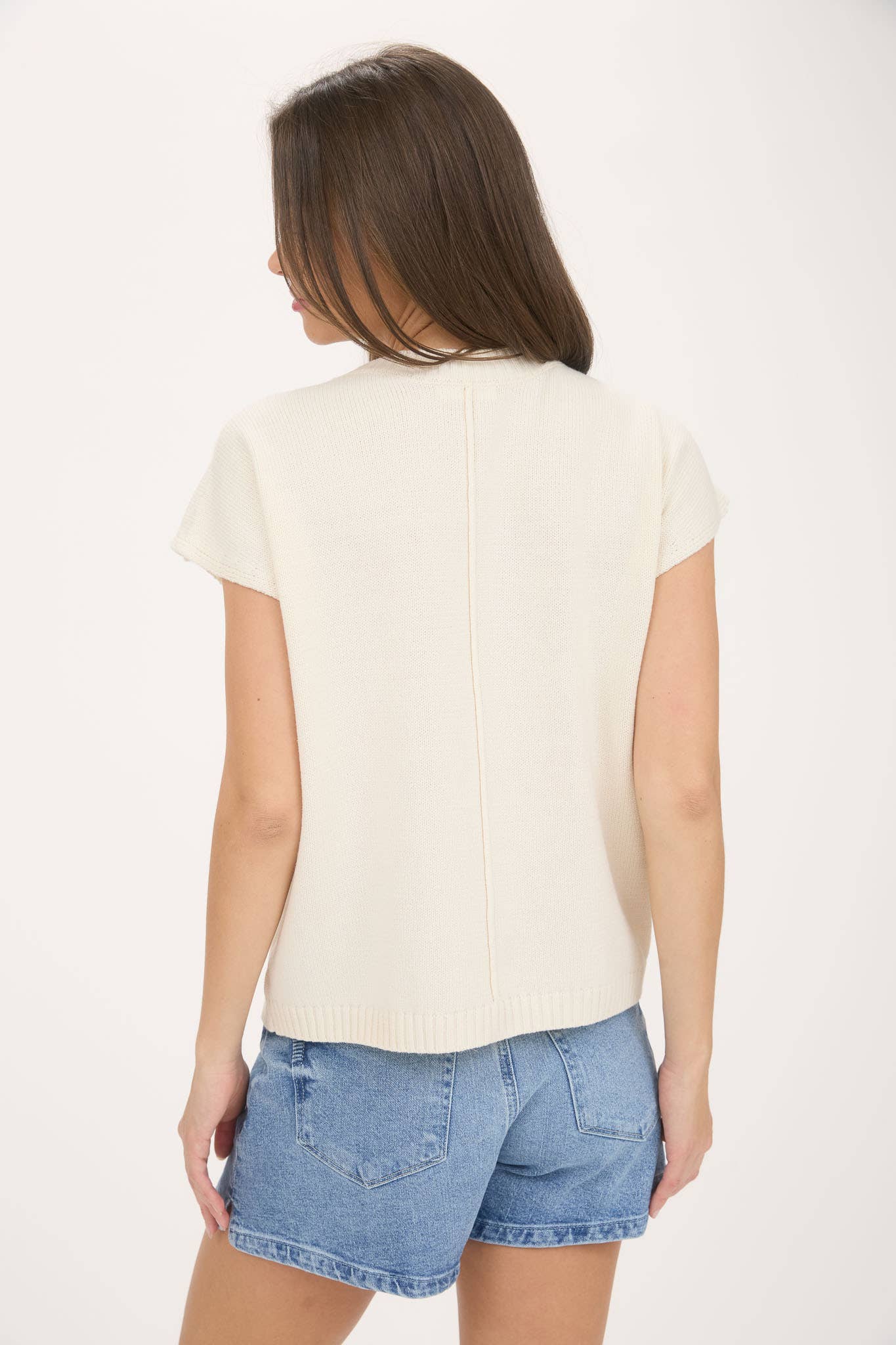 MIMOSA PLEASE PULLOVER SWEATER: IVORY