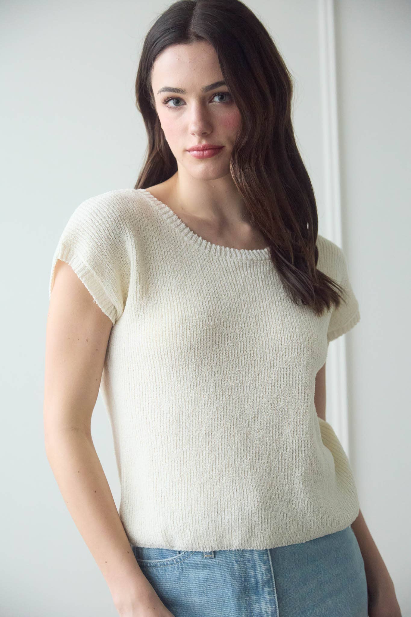 Bow Back Knit Sweater