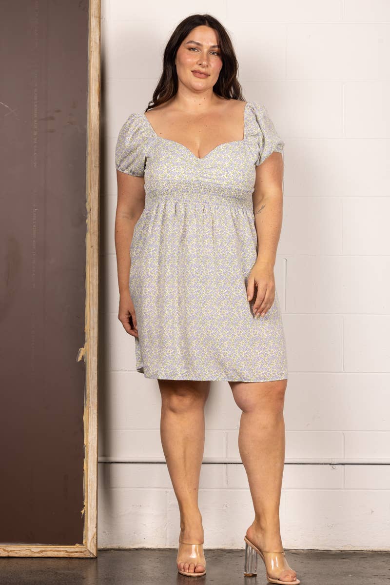 IVORY FLORAL SWEETHEART PLUS SIZE: IVORY 2x IVORY FLORAL SWEETHEART PLUS SIZE: IVORY 2x