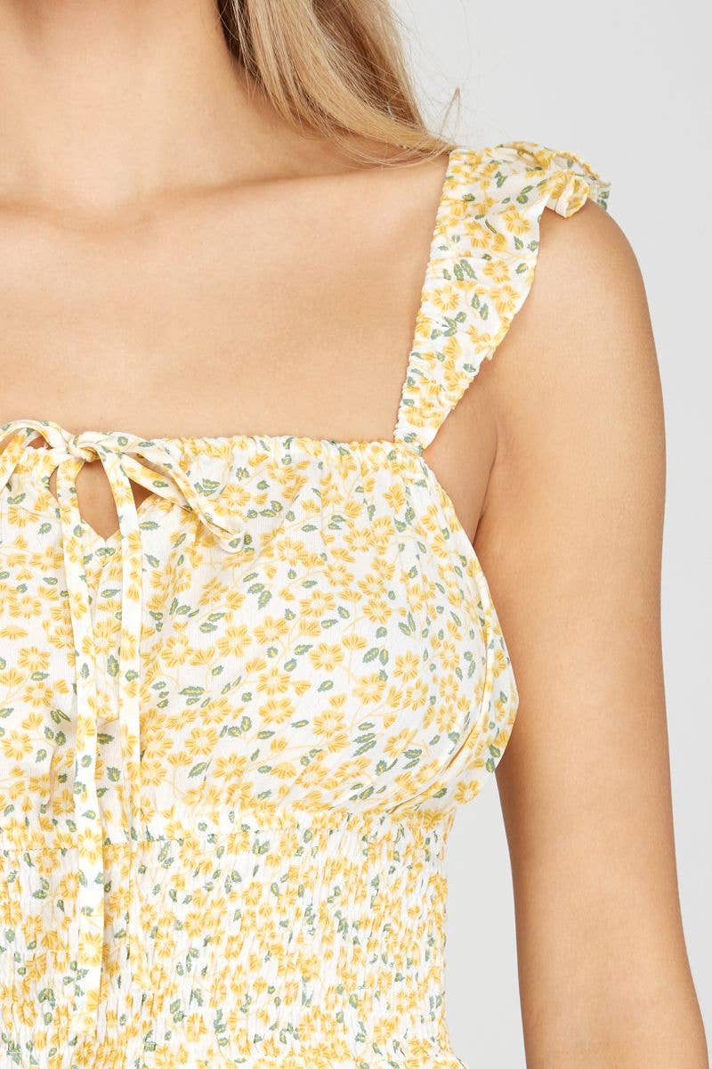 Sunny Side Smocked Top 