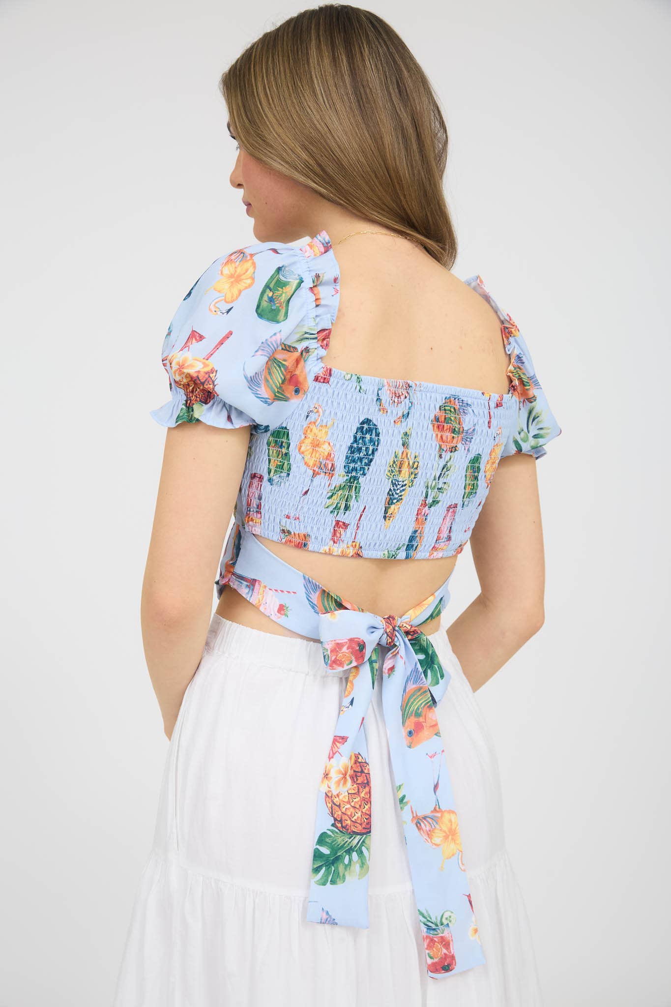 SALE: Tropic Like It’s Hot Corset Top