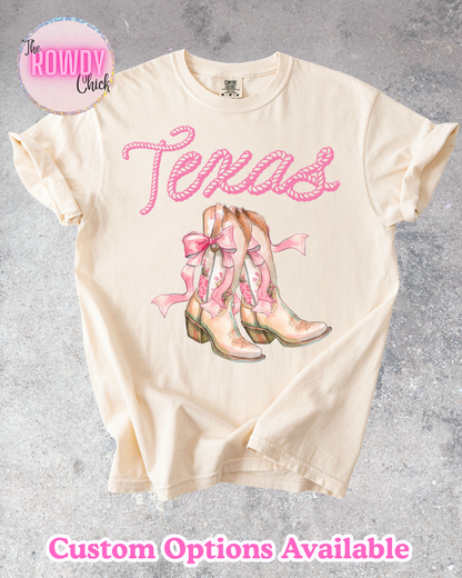 Texas Boots Rowdy Tee