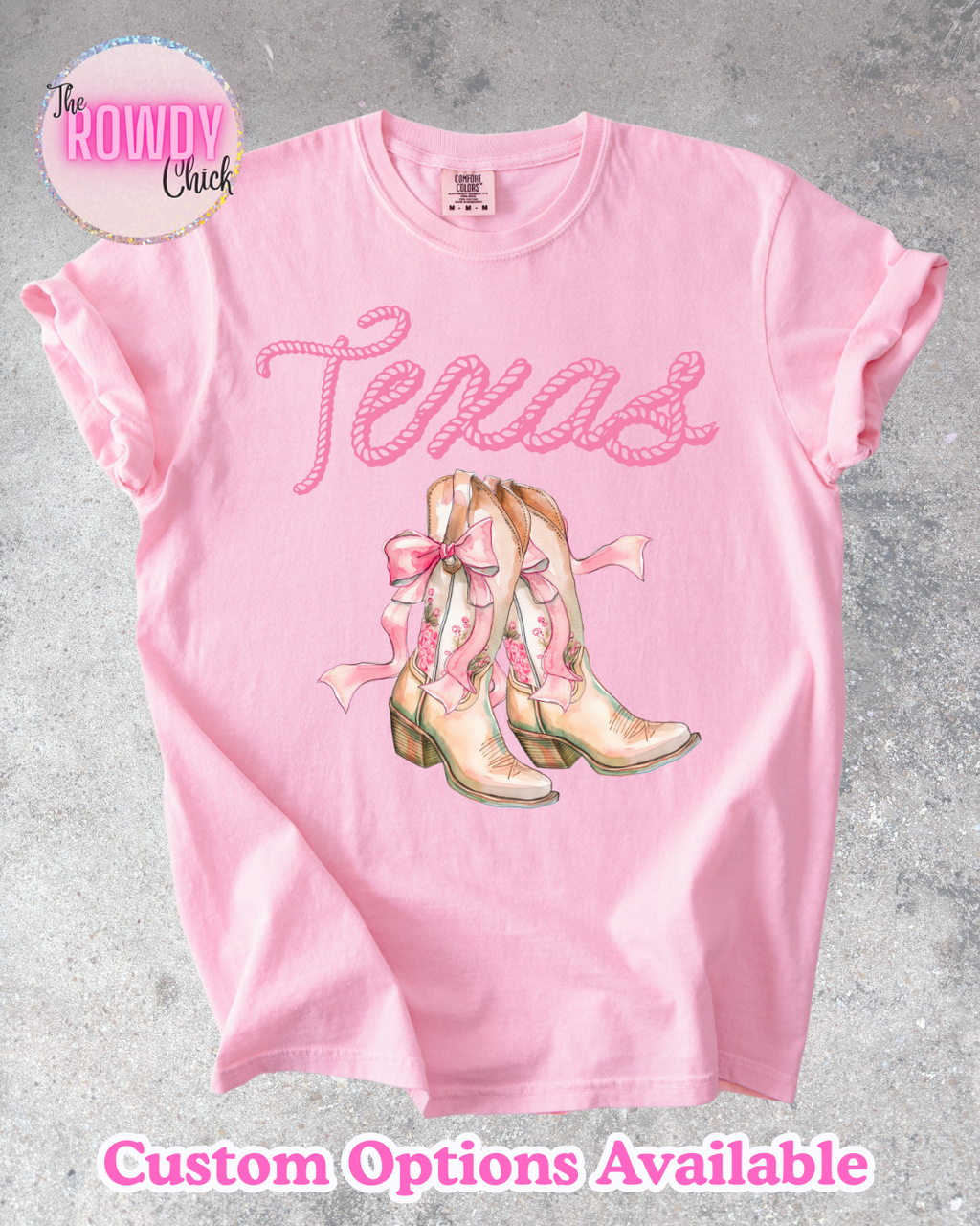Texas Boots Rowdy Tee