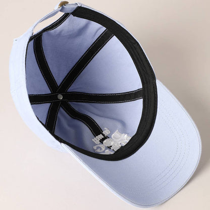 Embroidered In My Dog Mom Era Baseball Cap: Blue / ONE SIZE
