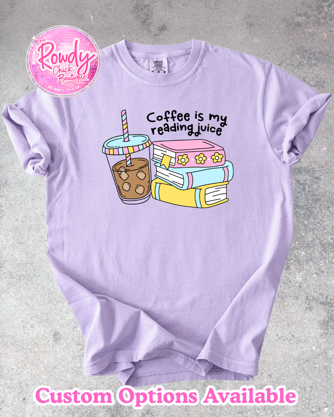 Reading Juice Rowdy Tee