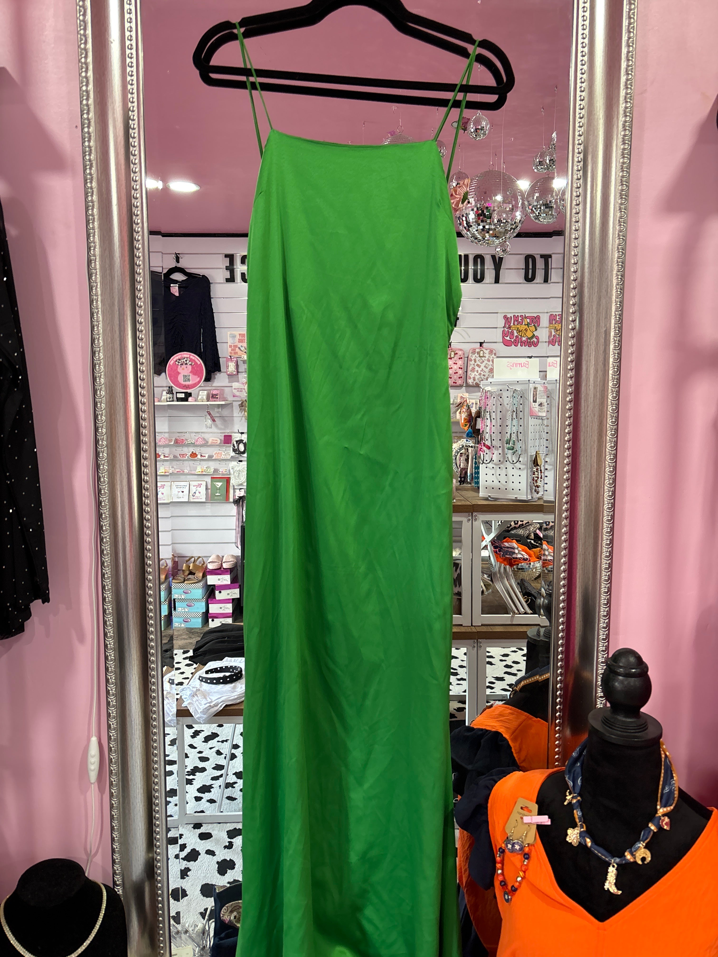 SALE: Green semi formal dress