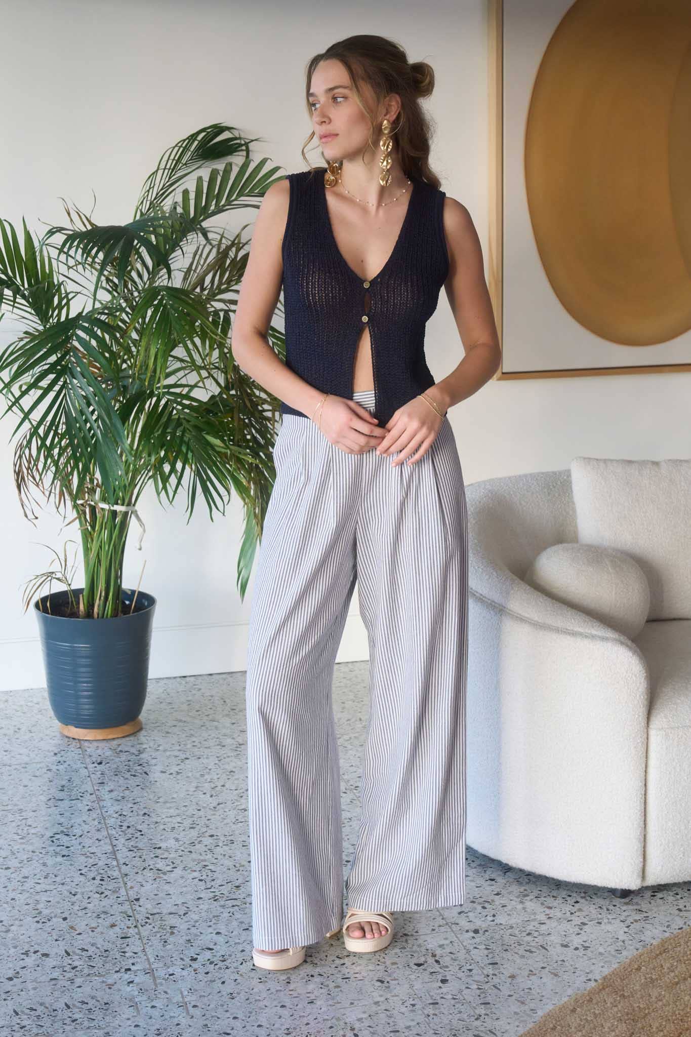 Coastal Cool Crochet Vest