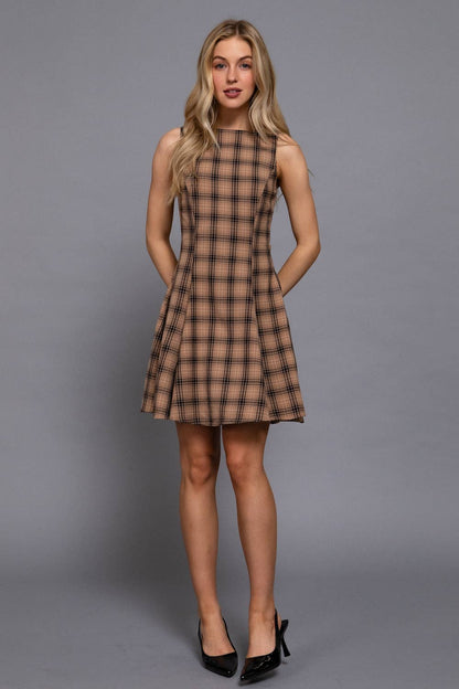 Plaid Perfection Mini Dress