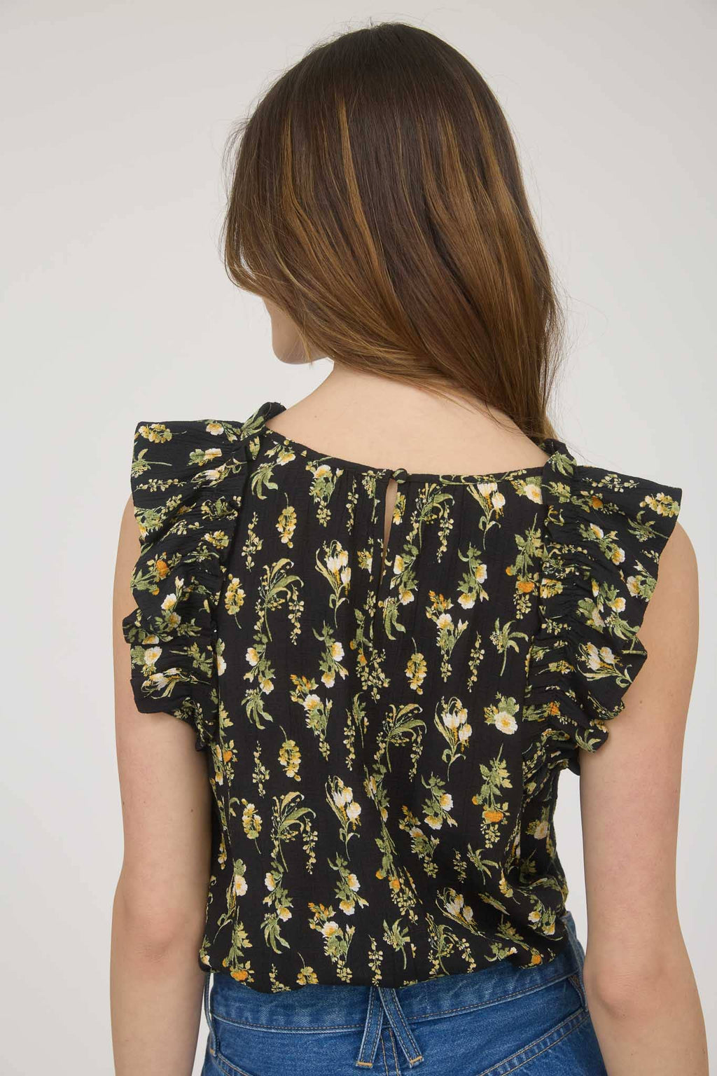 The “Wildflower Whimsy” Ruffle Top