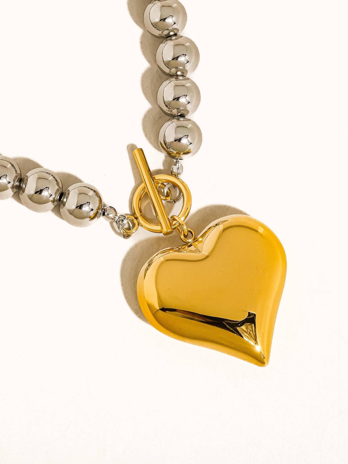 Two-Tone Trouble Necklace