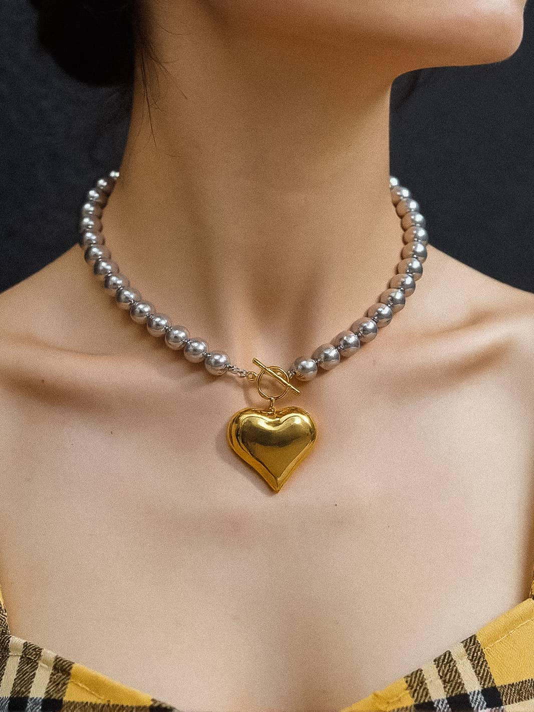 Two-Tone Trouble Necklace