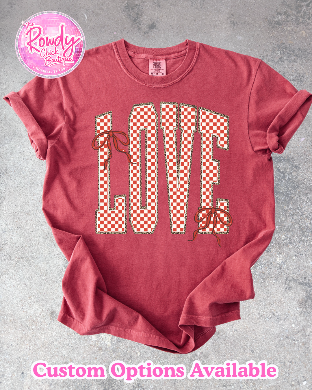 Valentines Day "LOVE" Rowdy Tee