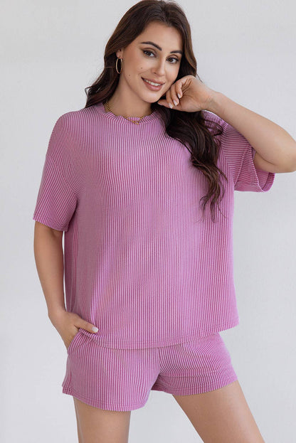 Ribbed and Ready Set: Pink