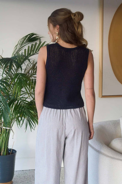 Coastal Cool Crochet Vest