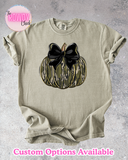 Camo Pumpkin Rowdy Tee