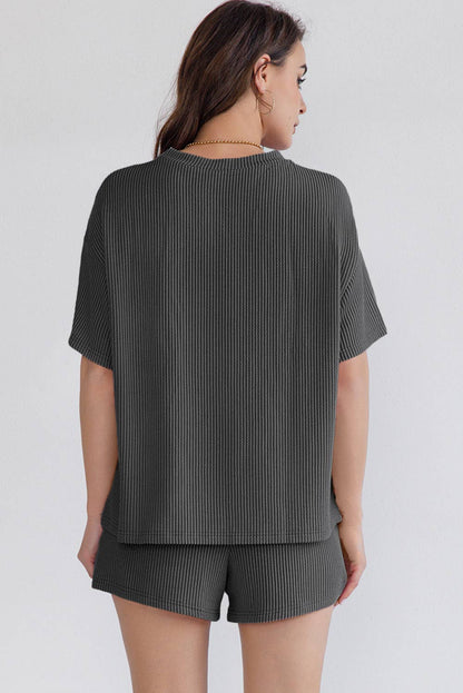 Ribbed and Ready Set: Black