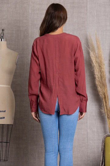 Maroon Blouse