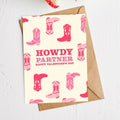 "Howdy Partner" Happy Valentine's Day Card