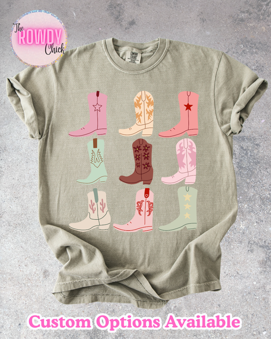 Boots Rowdy Tee