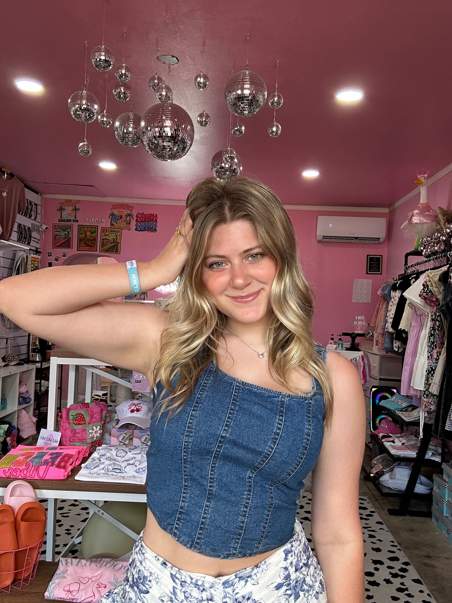 Denim Darling Corset Top
