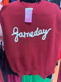 Gameday sweater vest: Maroon