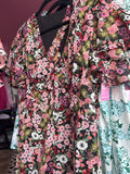 Floral ruffle romper