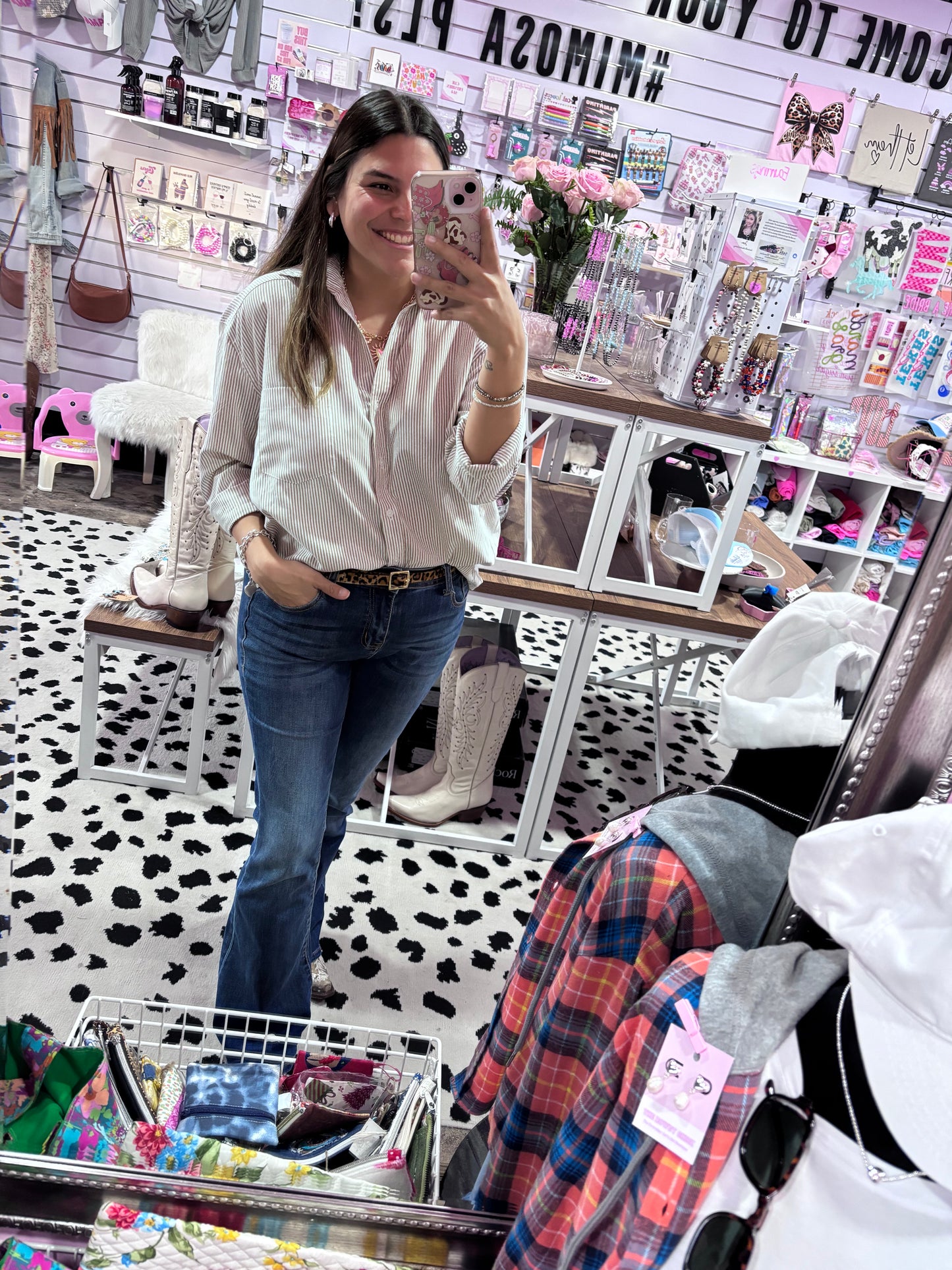 Oversized button down shirt