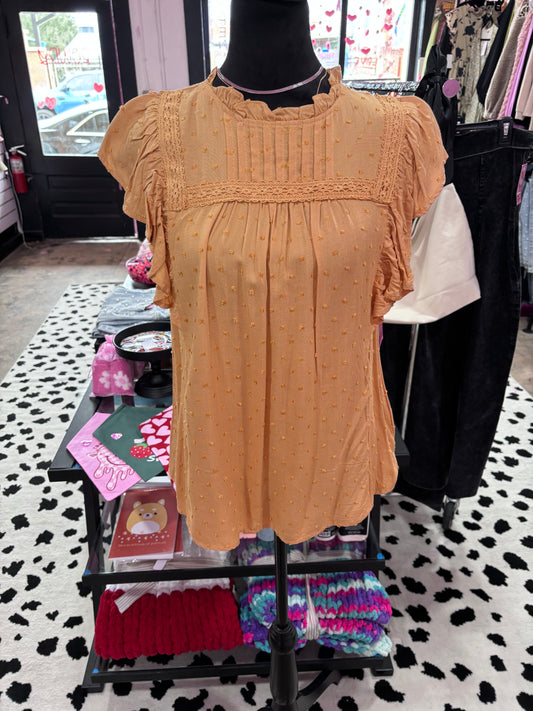 Orange Detail Blouse