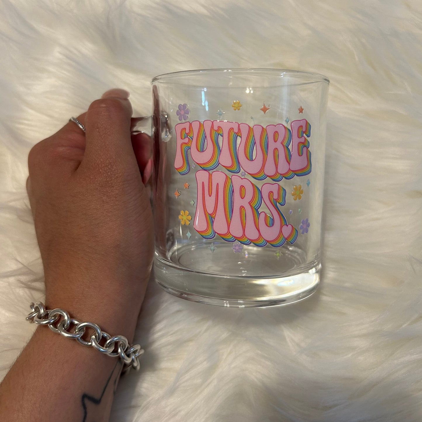 12oz "Future Mrs" Glass Mug