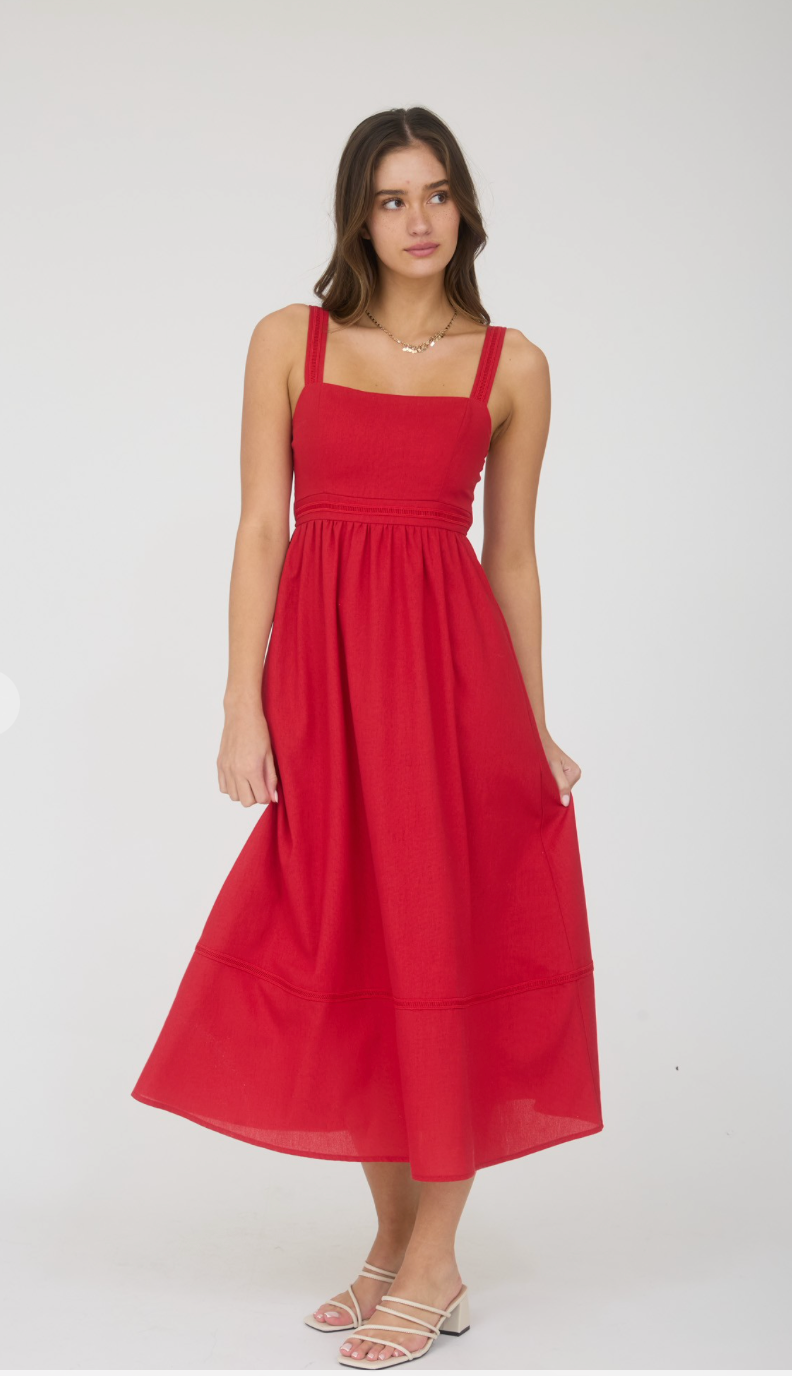 Key to my Heart Midi Dress