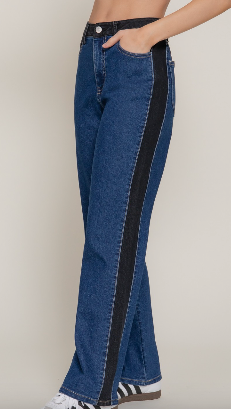 Side Stripe Denim Jeans