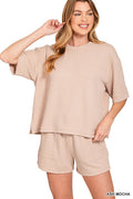 Corded Rib Set: ASH MOCHA