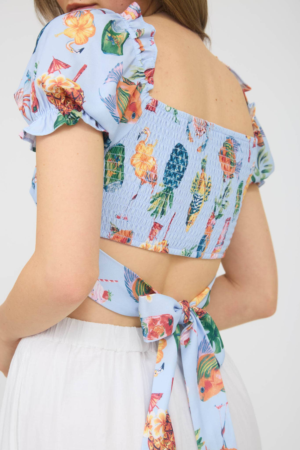 SALE: Tropic Like It’s Hot Corset Top