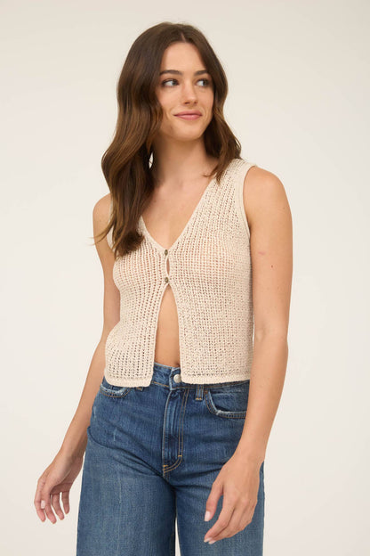 Coastal Cool Crochet Vest