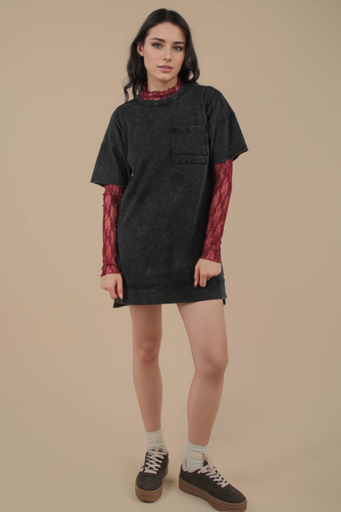 Too Cool to Care Tee Dress