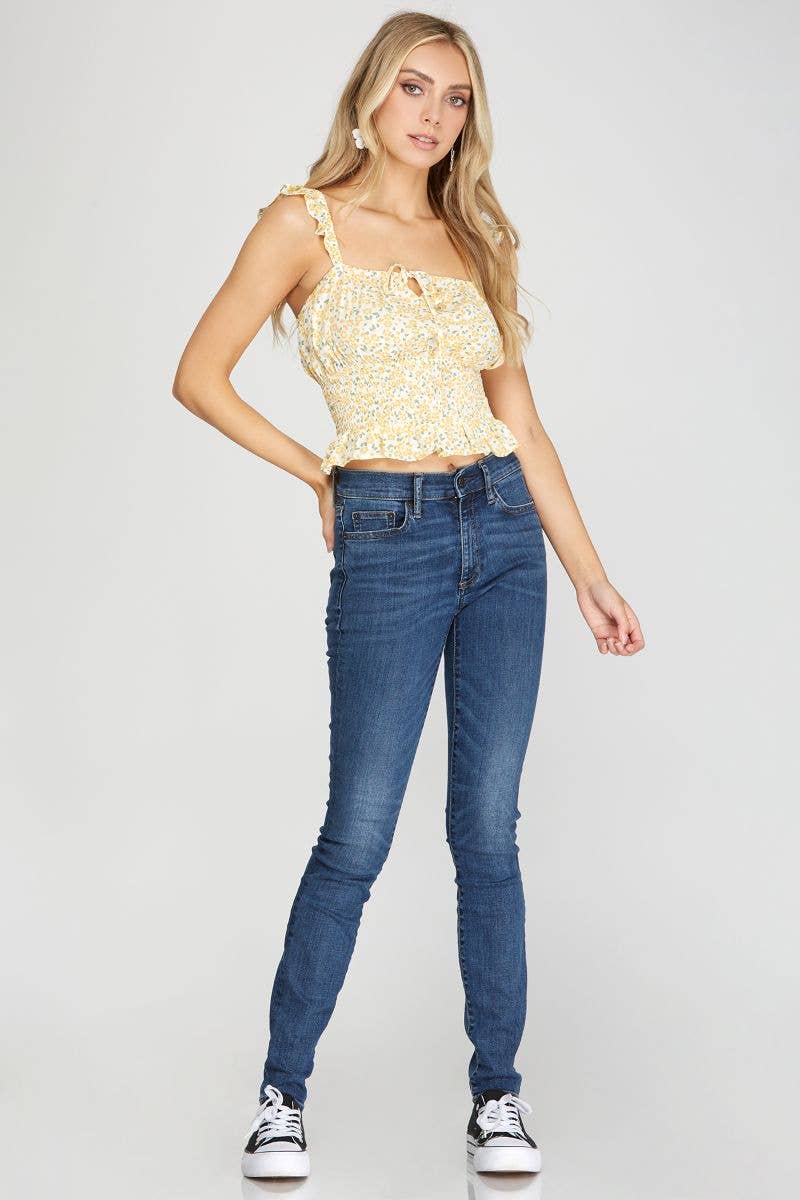 Sunny Side Smocked Top 