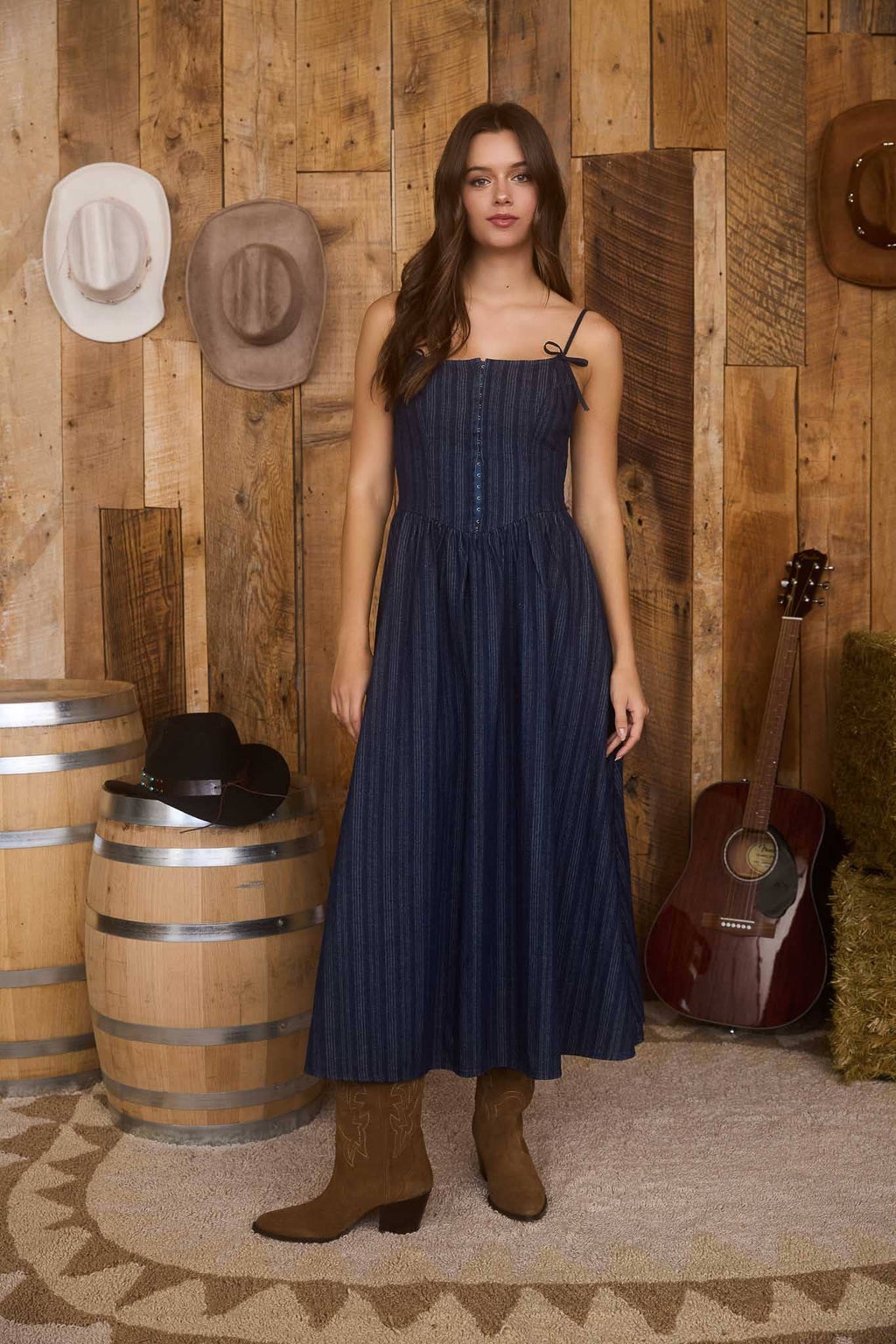 The Midnight Rodeo Maxi: DENIM