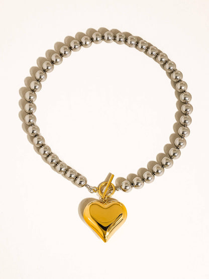 Two-Tone Trouble Necklace